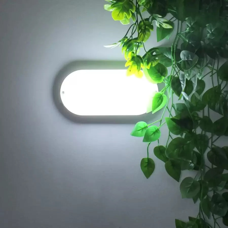 Plafoniera LED FANTAS Ovale 15W 20cm Bianco Esterno IP65 Titolo predefinito Alessandro Design