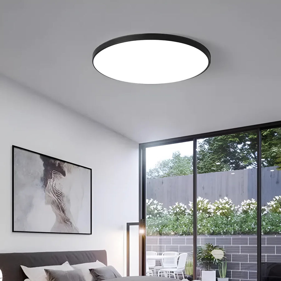 Plafoniera LED SOLIS 37cm 32W Lumina Rece Negru Plafoniere LED Default Title Alessandro Design