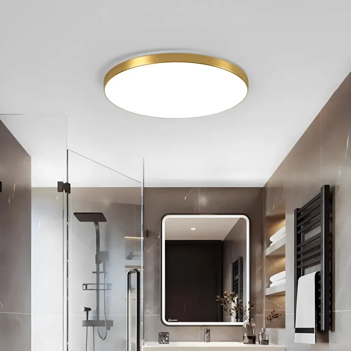 Plafoniera LED SOLIS 27cm 20W Luce Fredda Oro Plafoniere LED Titolo predefinito Alessandro Design