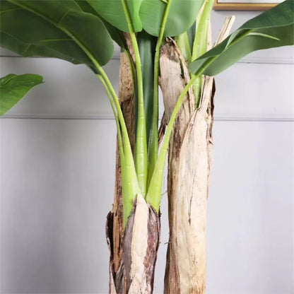 Planta Artificiala Banan japonez, 3 Crengi, fara Ghiveci 190cm Verde Plante Artificiale Interioare Default Title Alessandro Design