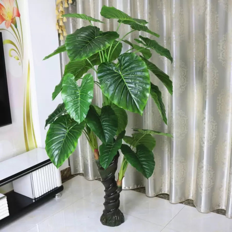 Pianta Artificiale Alocasia odora, senza vaso, 150 cm Piante Artificiali da Interno Verdi Titolo predefinito Alessandro Design