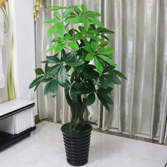 Pianta artificiale Schefflera arboricola, senza vaso, 150 cm Verde Titolo predefinito Alessandro Design