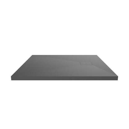 Piatto doccia quadrato 90x90 cm, slim 3 cm, grigio scuro