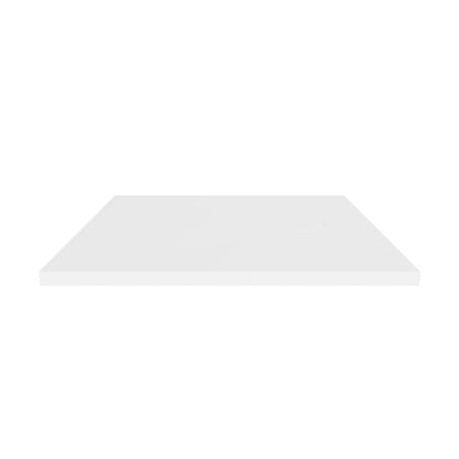 Piatto doccia quadrato 90x90 cm, slim 3 cm, bianco lucido