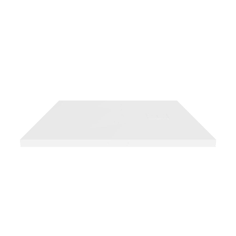 Piatto doccia quadrato 90x90 cm, slim 3 cm, bianco lucido