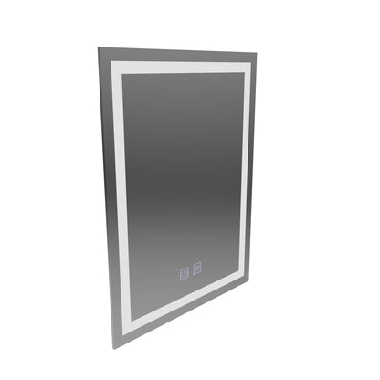 Oglinda LED Rectangulara, 45x60cm, RADIANTE Touch, Sistem Dezaburire, Dimabila