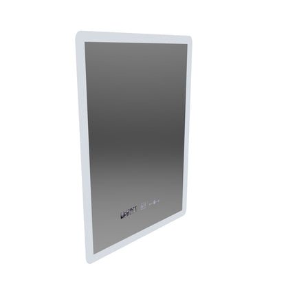 Oglinda LED Rectangulara, 50x70cm, ELANCEE Senzor MotionGlow Marcello, Sistem Dezaburire, Ceas & Termometru, Dimabila