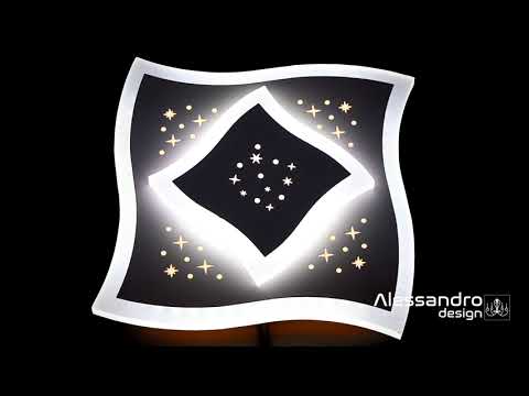 Lampadario LED MANDI 20W, Diametro 20W, Luce fredda, 6000K, Bianco