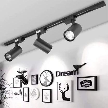 Proiettore LED magnetico, rotante, 12W, luce neutra, LED nero Prodotti Default Title Alessandro Design