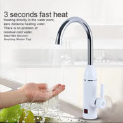 Rubinetto elettrico istantaneo per acqua calda, display LCD, bianco, LZ-501X Rubinetti da cucina Titolo predefinito Alessandro Design