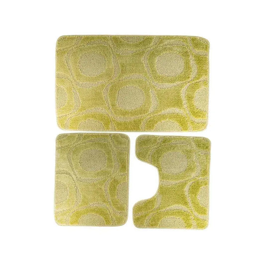 Set 3 Covorase de Baie, 50x40 cm, Verde, Antiderapant Covoare Baie Default Title Alessandro Design