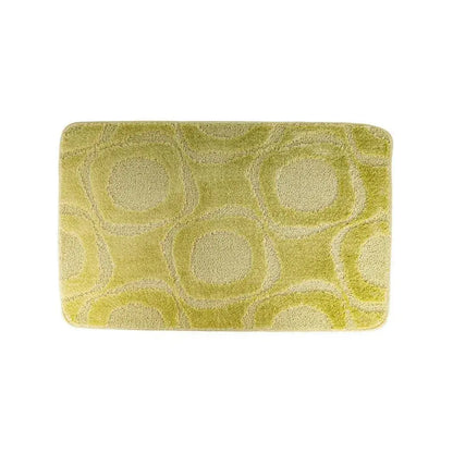 Set 3 Tappeti Bagno, 50x40 cm, Verde, Tappeti Bagno Antiscivolo Titolo predefinito Alessandro Design