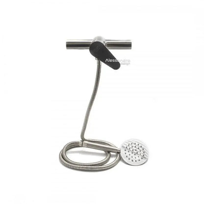 Set rubinetto e tubo flessibile, acciaio inossidabile SUS304, satinato, LY011 Rubinetti e colonne doccia Titolo predefinito Alessandro Design