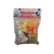 Set di giocattoli in plastica principessa e gattino, plastica, 9 pezzi Titolo predefinito Alessandro Design