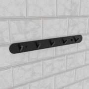 Portasciugamani e Accessori da Bagno 37cm Alluminio Nero Titolo predefinito Alessandro Design