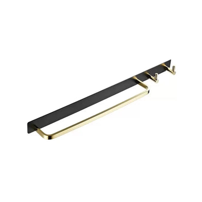 Porta Asciugamani e Accessori Bagno Nero Oro GJ621 Porta Asciugamani Titolo predefinito Alessandro Design