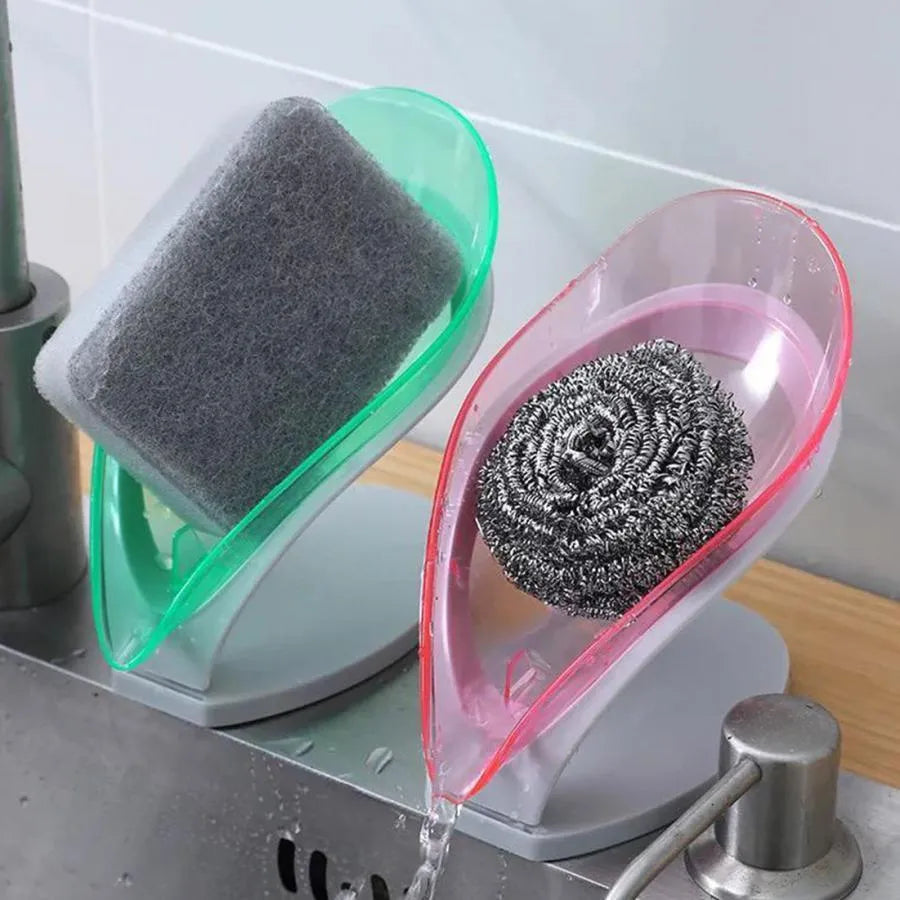 Portasapone con Piletta, Plastica, 14*13*8 cm, Rosa Accessori Bagno Titolo predefinito Alessandro Design