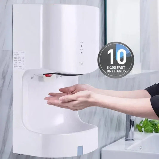 Asciugamani automatico con sensore FL-2020, 1200W, Getto d'aria, Bianco Titolo predefinito Alessandro Design