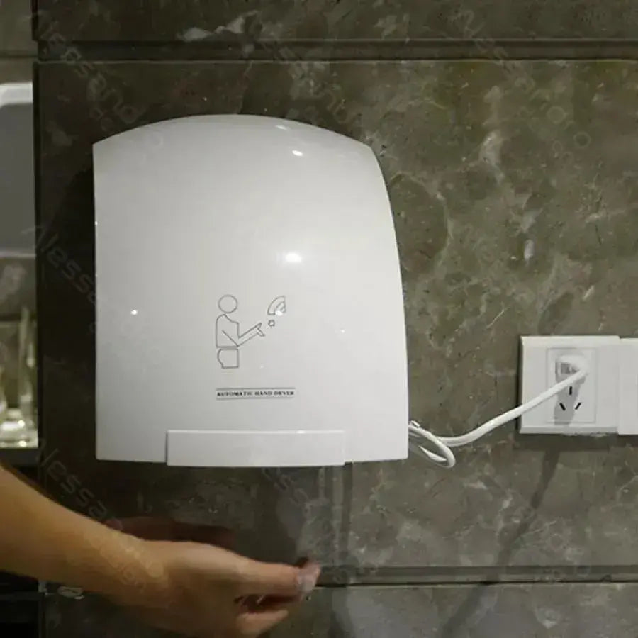 Asciugamani con Sensore, 1800W, Bianco, Abs Titolo predefinito Alessandro Design