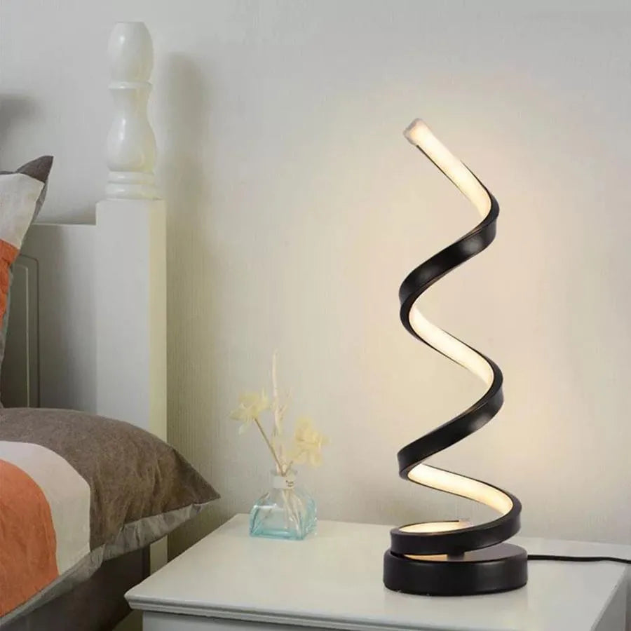 Lampada LED Afet 38W, Silicone e metallo, Lampade nere e titolo predefinito Alessandro Design