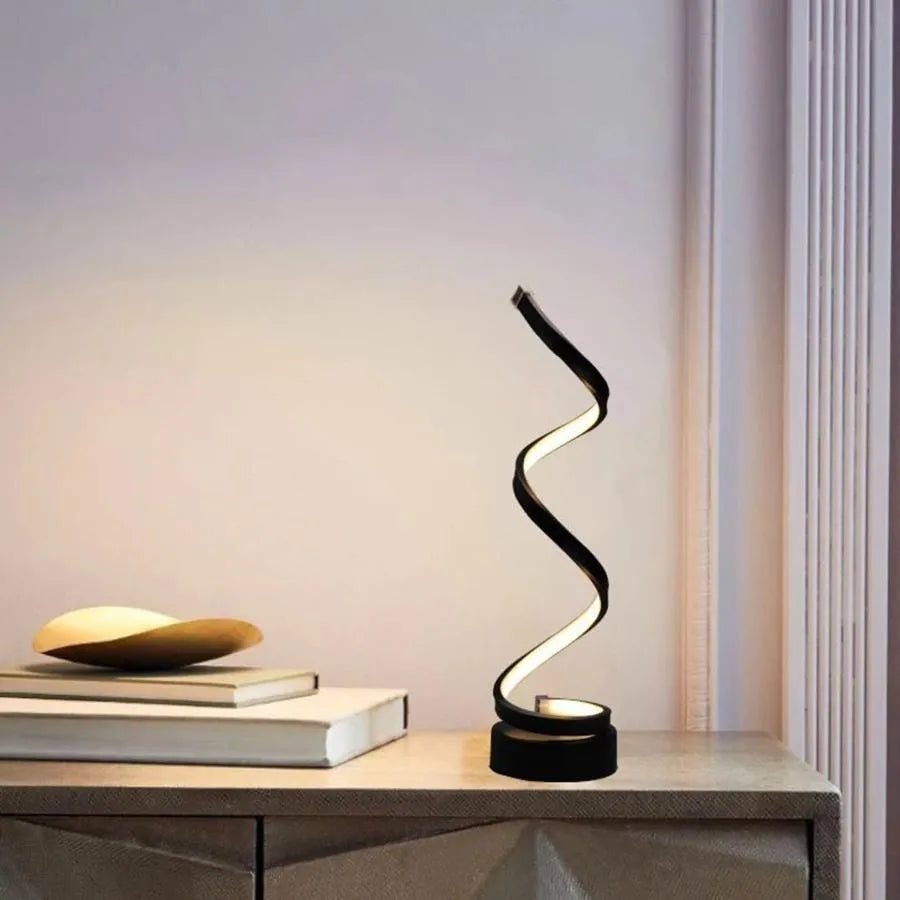 Lampada LED Afet 38W, Silicone e metallo, Lampade nere e titolo predefinito Alessandro Design