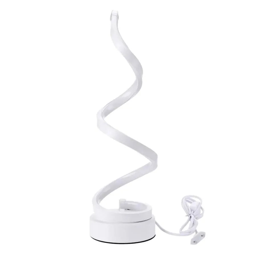 Veioza LED Genom, 24W, Luce Fredda/Calda/Neutra, Plastica e Metallo, Bianco Veioze & Lampadare Titolo predefinito Alessandro Design