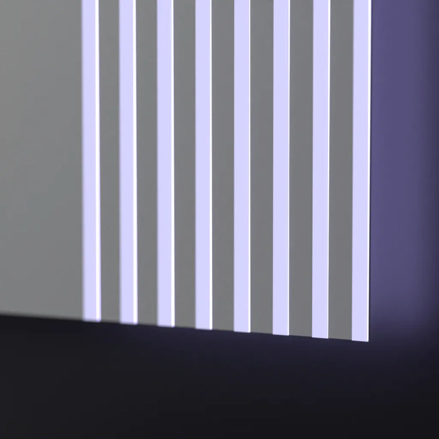 Specchio LED rettangolare, 80x60cm, Infinity Frame Basic Touch 1005S-20A Titolo predefinito Alessandro Design
