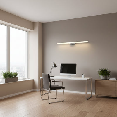 Lampada da parete a LED, COMO, 7W, lineare, luce Calda/Neutra/Fredda, Nero