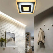 Lampadario LED MORNIKA 14W, Diametro 25cm, Quadrato, Luce Neutra, Lampadario LED Bianco Titolo predefinito Alessandro Design
