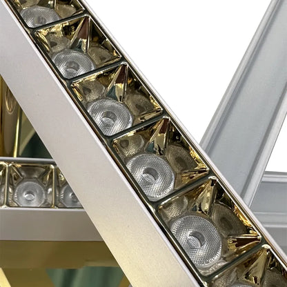 Lampadario LED con telecomando MAKOTO 144W, 6 Elementi, Lineare, Luce Fredda/Calda/Neutra, Dimmerabile, Bianco Oro Lampadari LED con Telecomando Titolo predefinito Alessandro Design